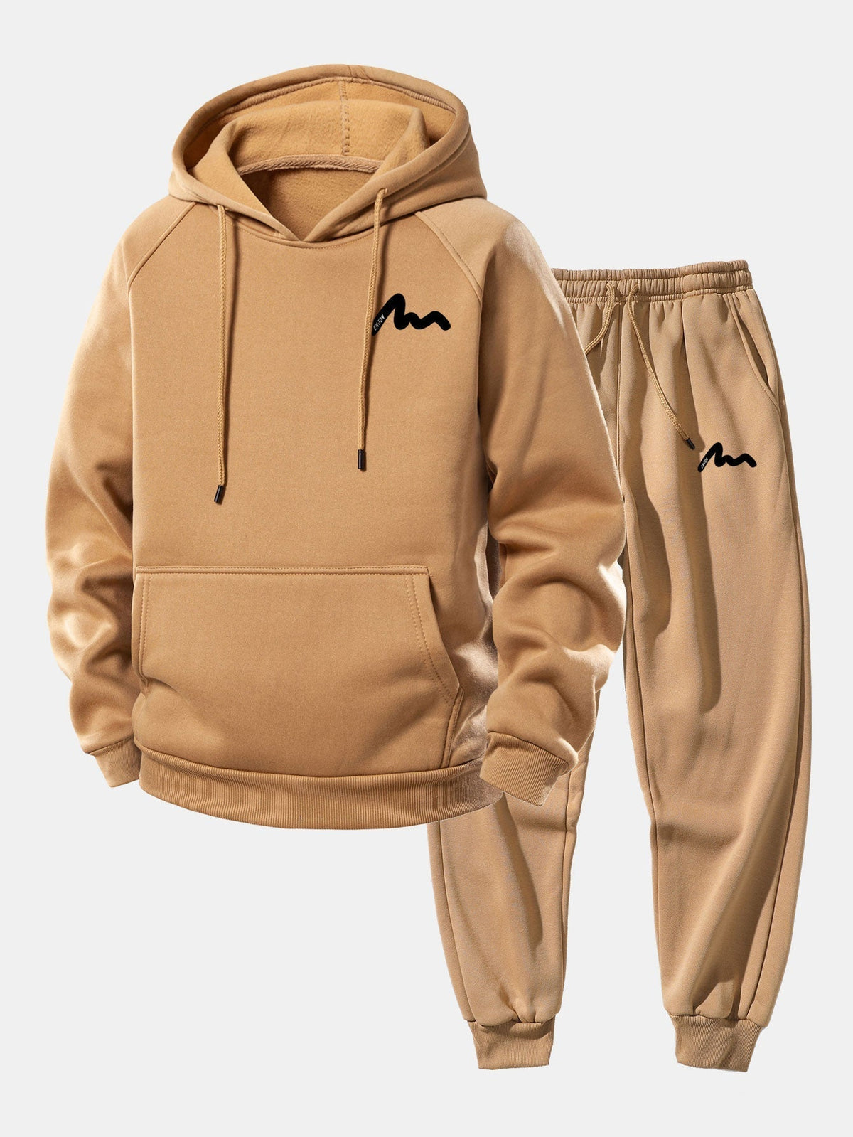 Men's Printed Jogger Tracksuit Set