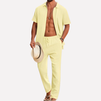 Men's Textured Co Ord Summer Set