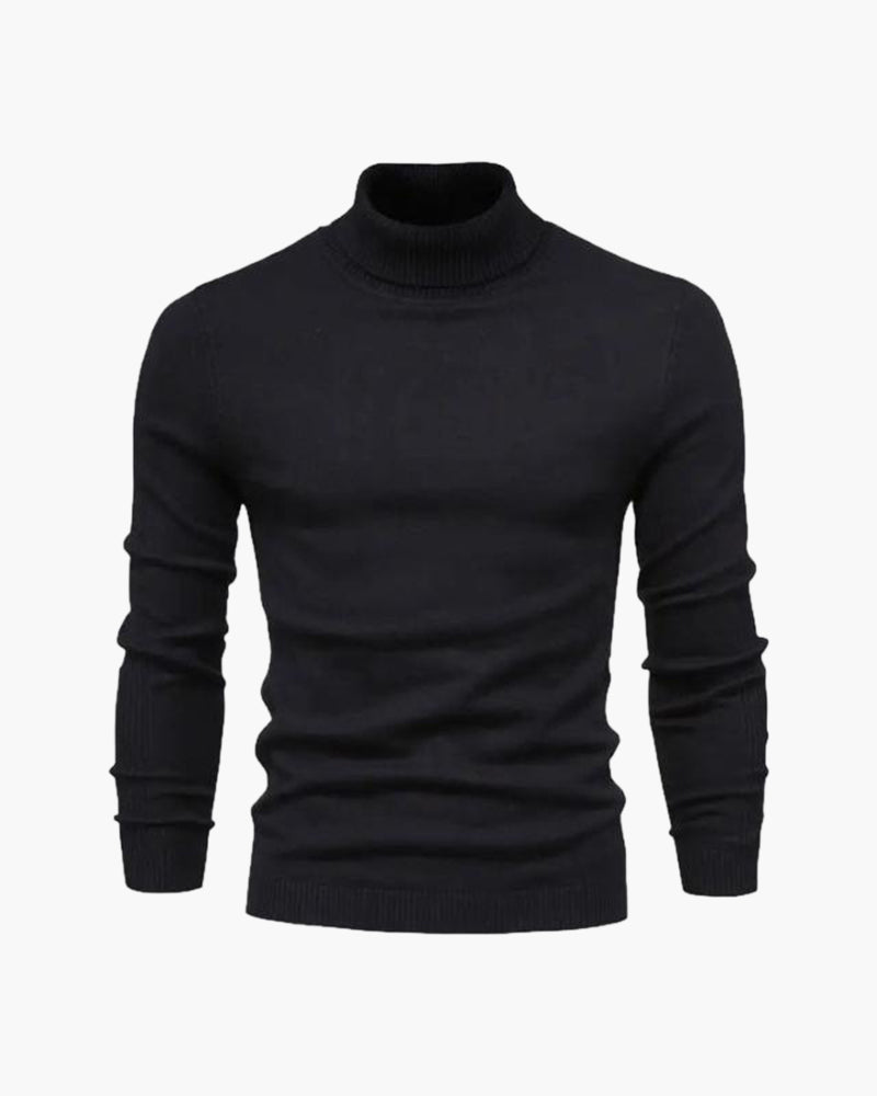 Men's Classic-Fit Roll Neck Jumper