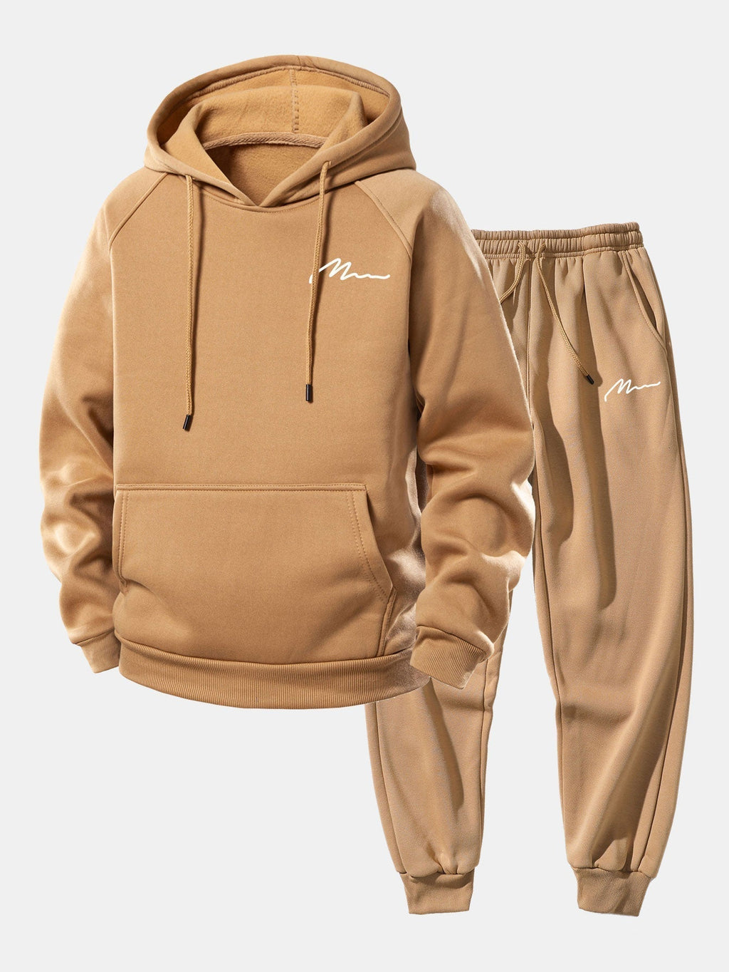Men's Relaxed Polyester Jogger Tracksuit