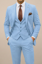 Men's Slim-Fit Wedding Three-Piece Suit