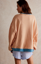 Women's Printed Crew-Neck Sweatshirt