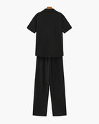 Men's Relaxed Polo Lounge Set