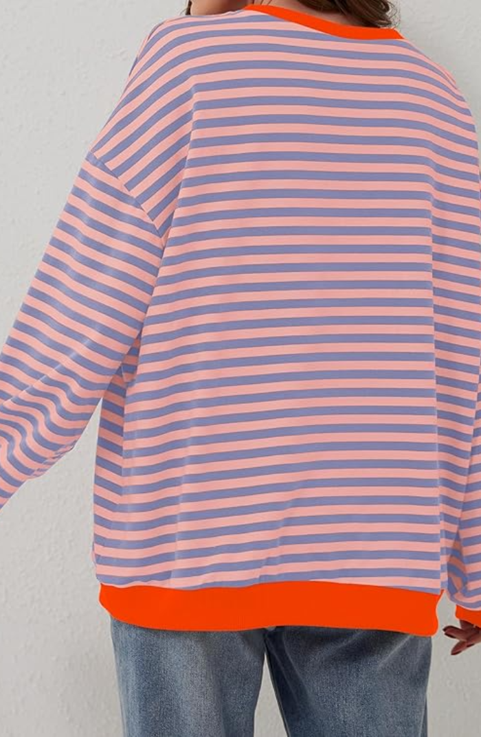 Women's Printed Crew-Neck Sweatshirt