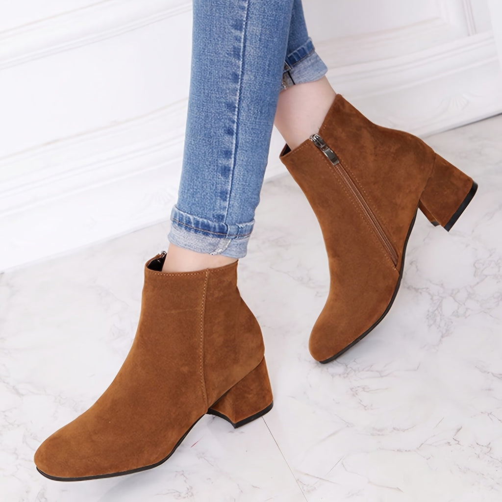 Women's Chelsea Block-Heel Ankle Boot