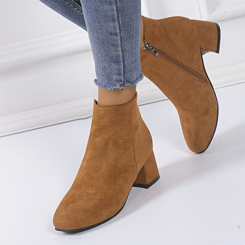Women's Chelsea Block-Heel Ankle Boot