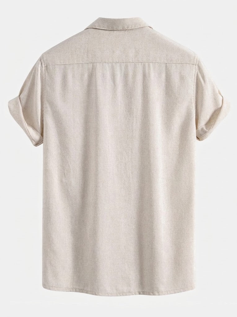 Men's Cuban Collar Summer Set