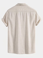 Men's Cuban Collar Summer Set