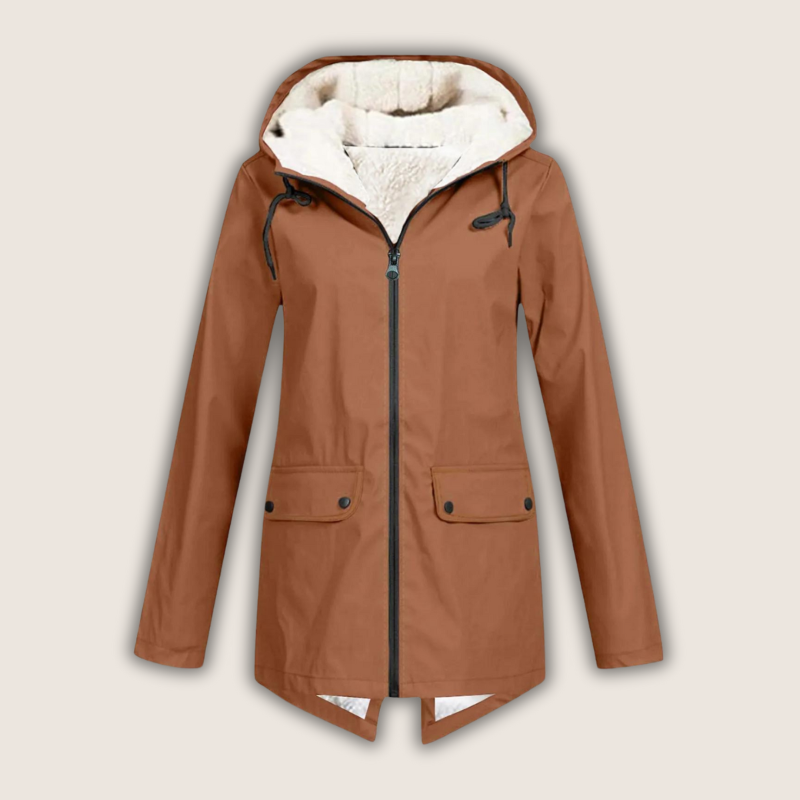 Women's Waterproof Windproof Rain Jacket
