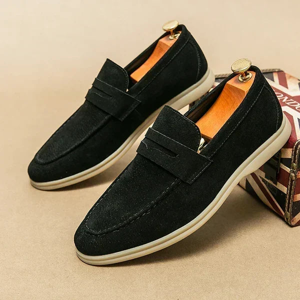 Men's Suede Look Loafers