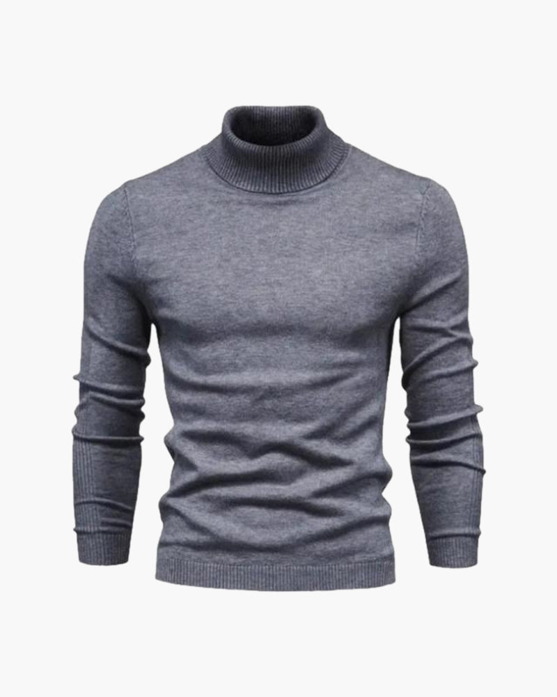 Men's Classic-Fit Roll Neck Jumper
