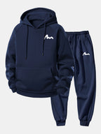 Men's Printed Jogger Tracksuit Set