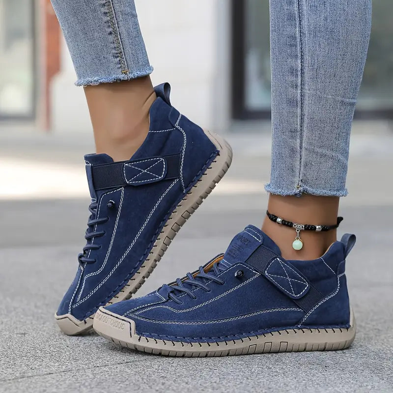 Women's Orthopedic Leather Trainers