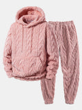 Men's Relaxed Teddy Two Piece Set