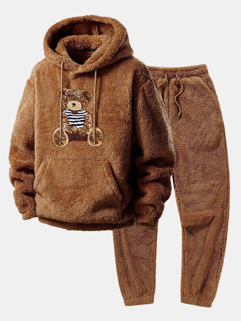 Men's Plush Fleece Tracksuit
