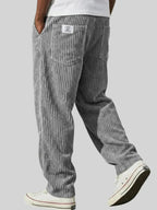Men's Relaxed Drawstring Corduroy Trousers