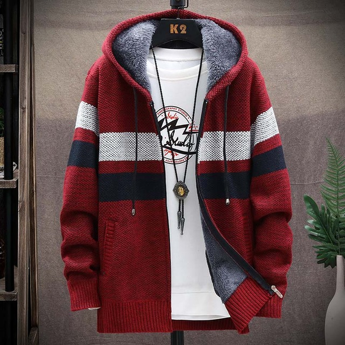 Men's Lightweight Hooded Cardigan