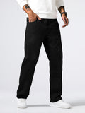 Men's Washed Straight Leg Denim