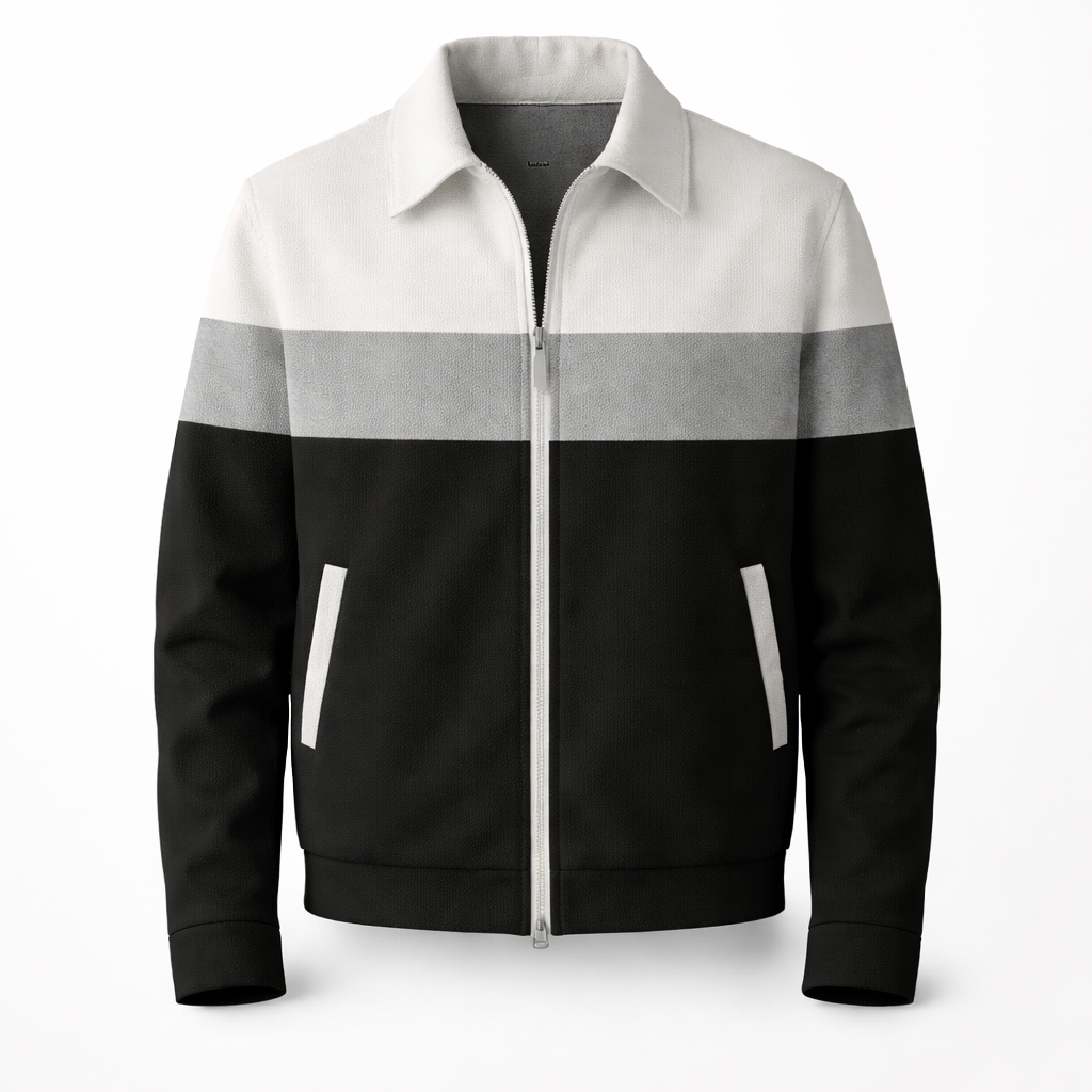 Men's Colourblock Panel Jacket