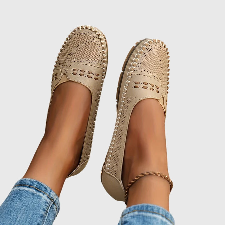 Women's Beige Orthopedic Shoes