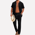 Men's Textured Co Ord Summer Set