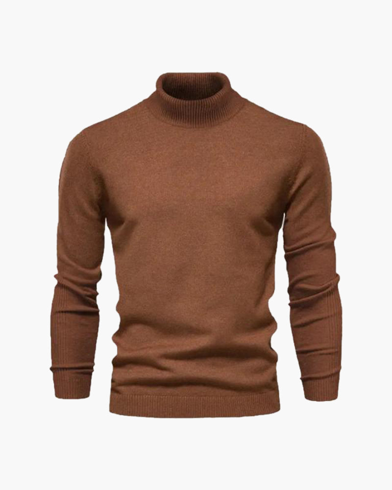 Men's Classic-Fit Roll Neck Jumper
