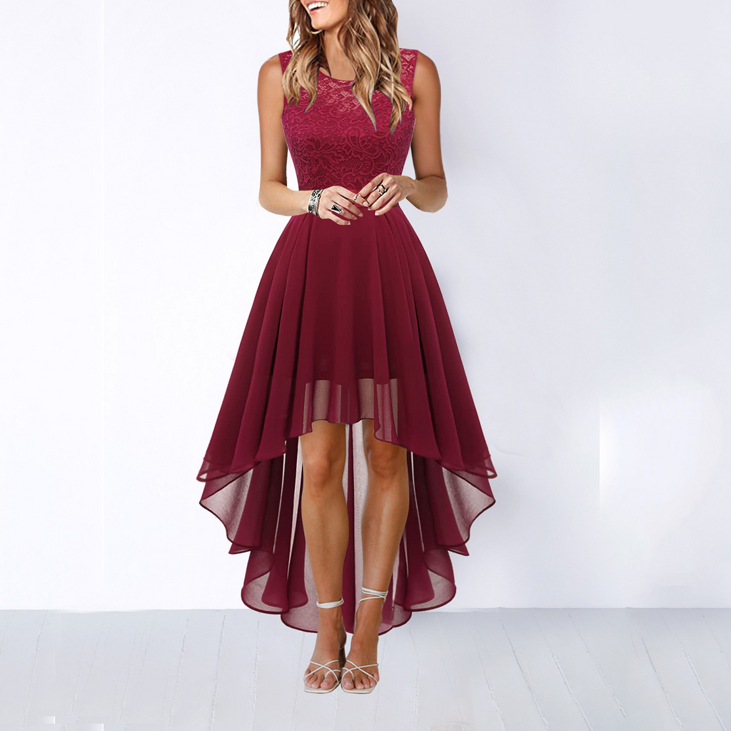 Women's High-Low Wedding Guest Dress