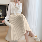 Women's High-Waist Midi Skirt