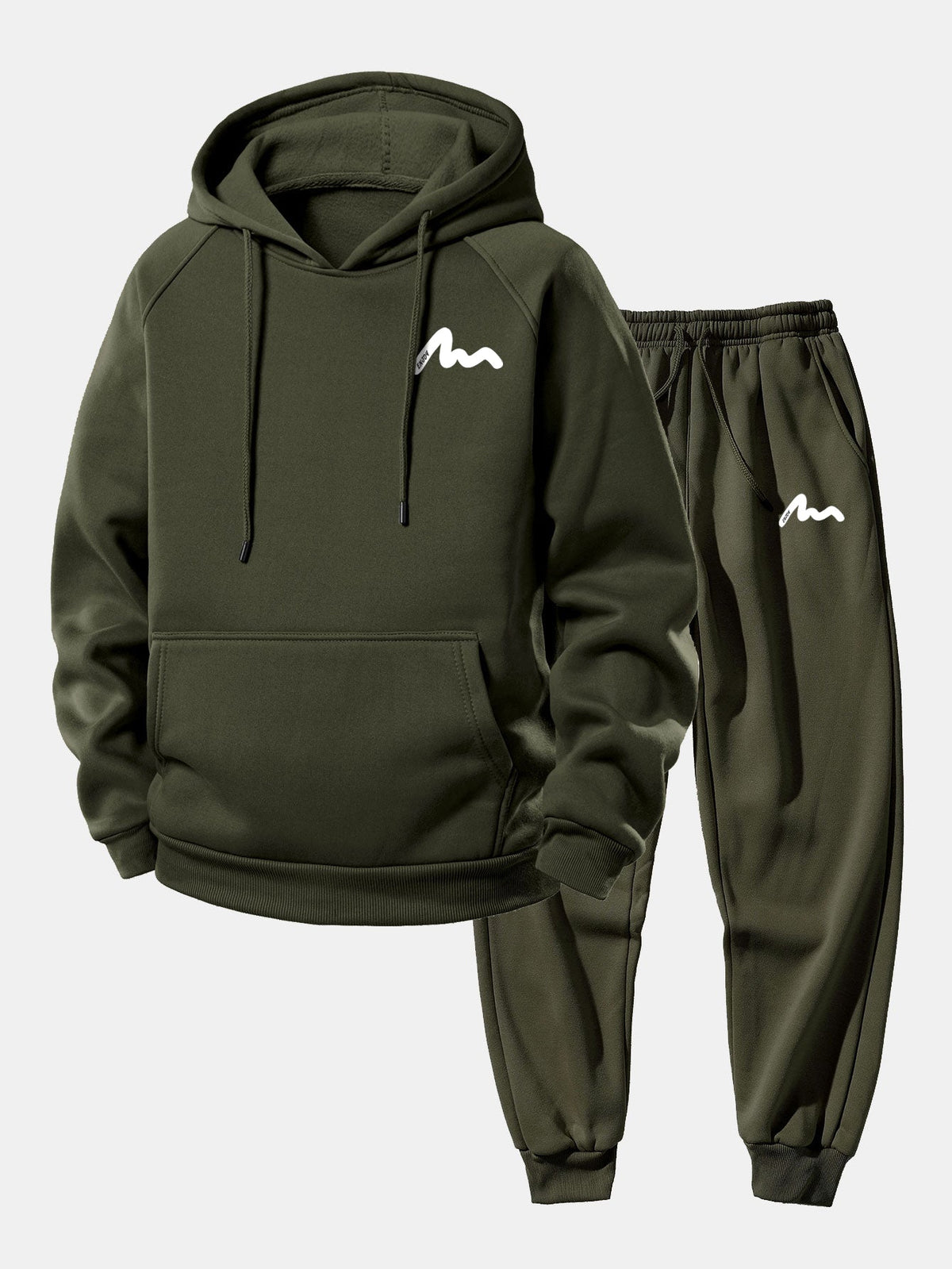 Men's Printed Jogger Tracksuit Set