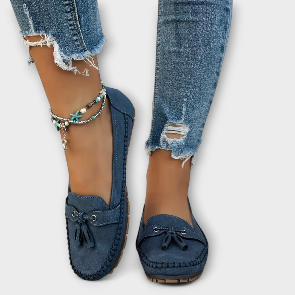 Women's Tasselled Moccasin Loafers