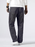 Men's Washed Straight Leg Denim