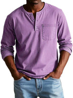 Men's Relaxed Long Sleeve Henley