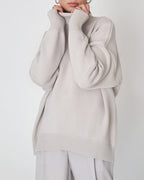 Women's Dropped-Shoulder Roll Neck Jumper