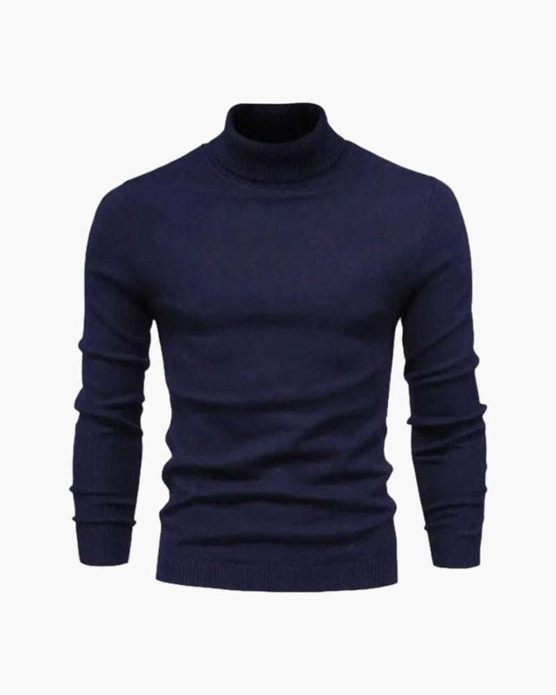 Men's Classic-Fit Roll Neck Jumper