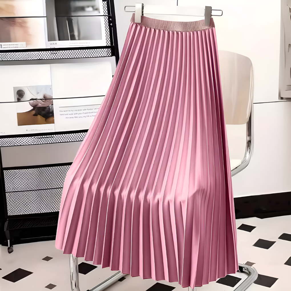 Women's High-Waist Midi Skirt