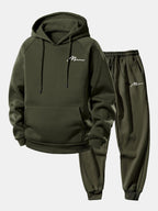Men's Relaxed Polyester Jogger Tracksuit