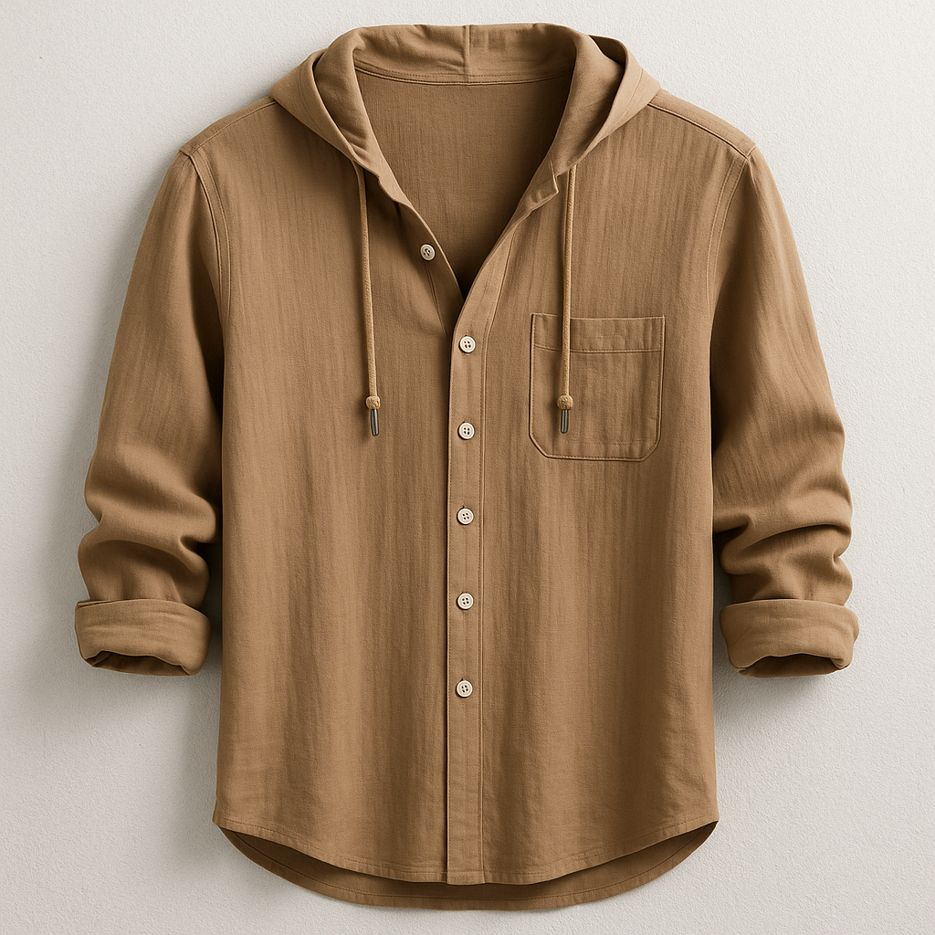 Men's Lightweight Hooded Overshirt