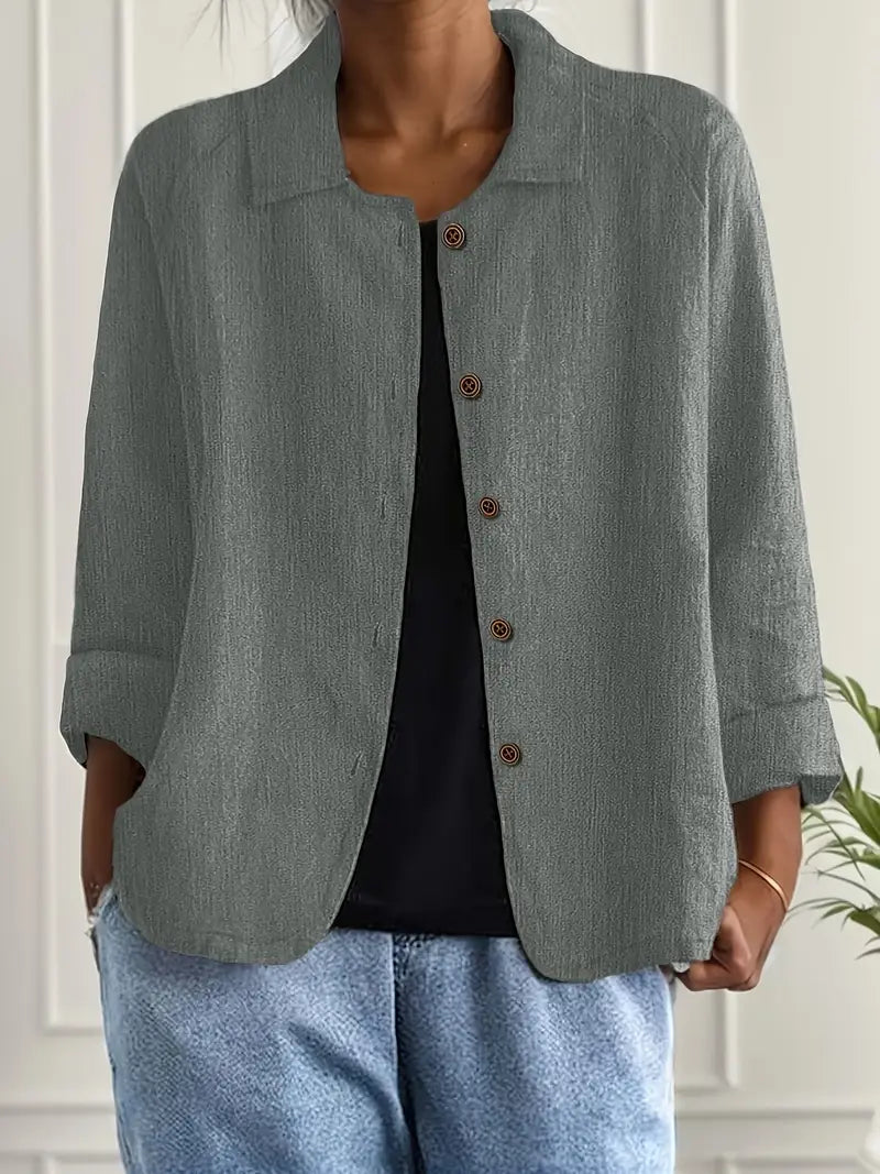 Women's Button-Front Summer Jacket