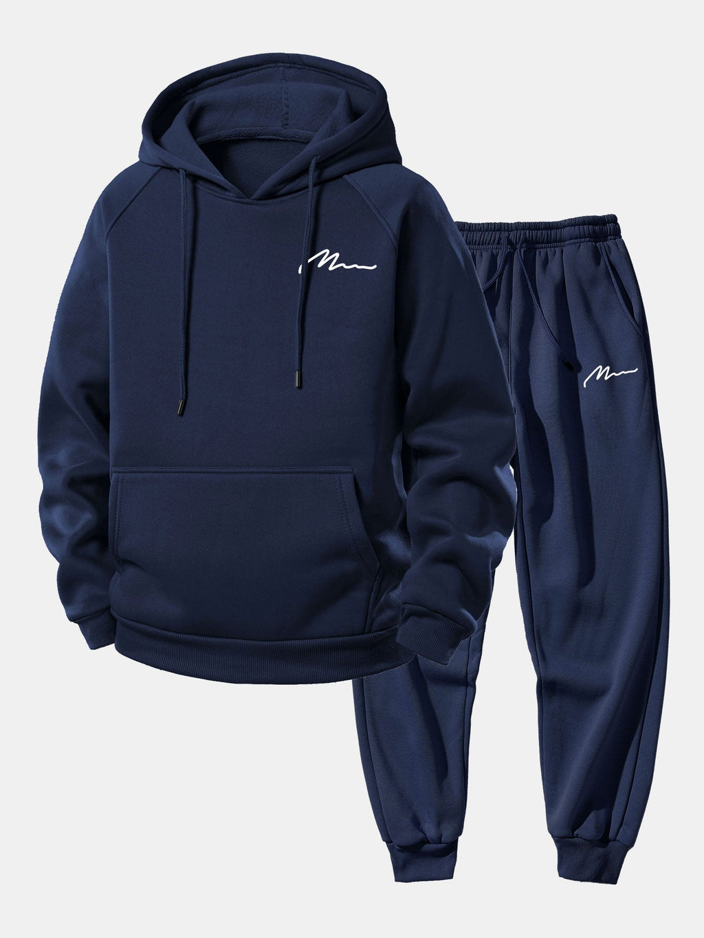 Men's Relaxed Polyester Jogger Tracksuit