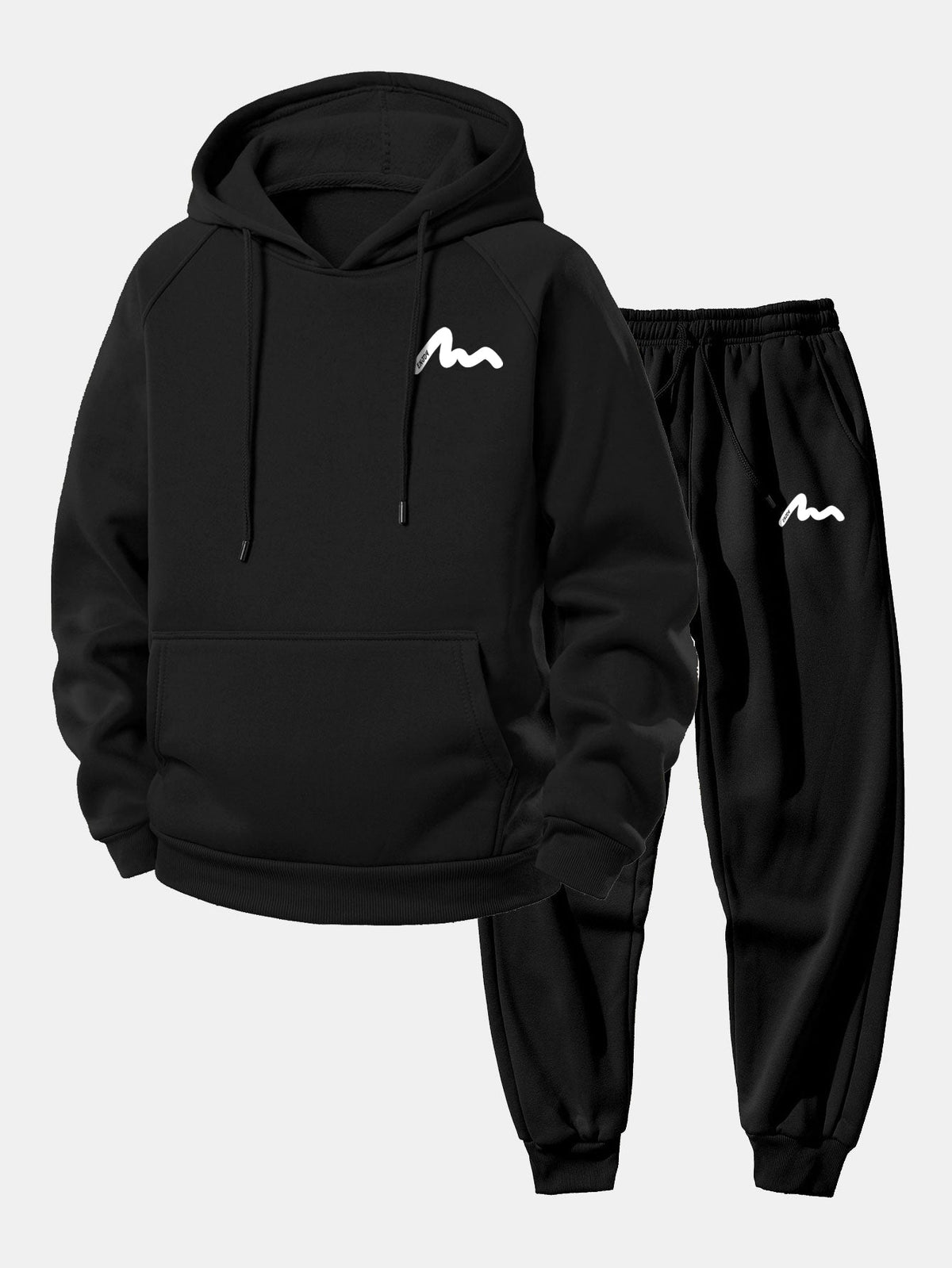 Men's Printed Jogger Tracksuit Set