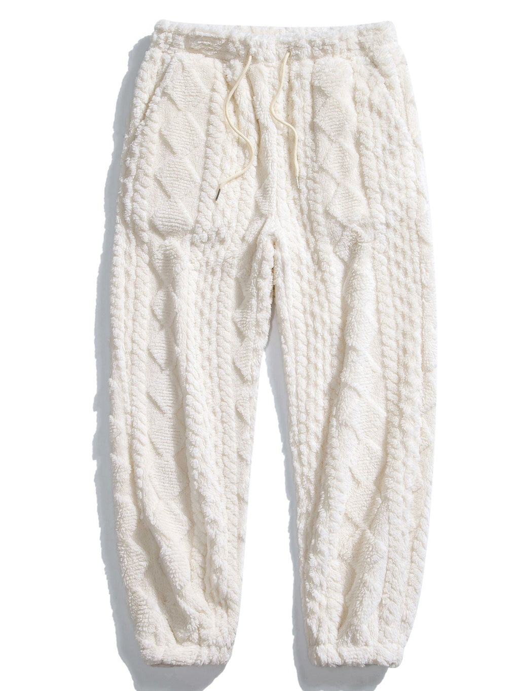Men's Teddy Textured Relaxed Tracksuit