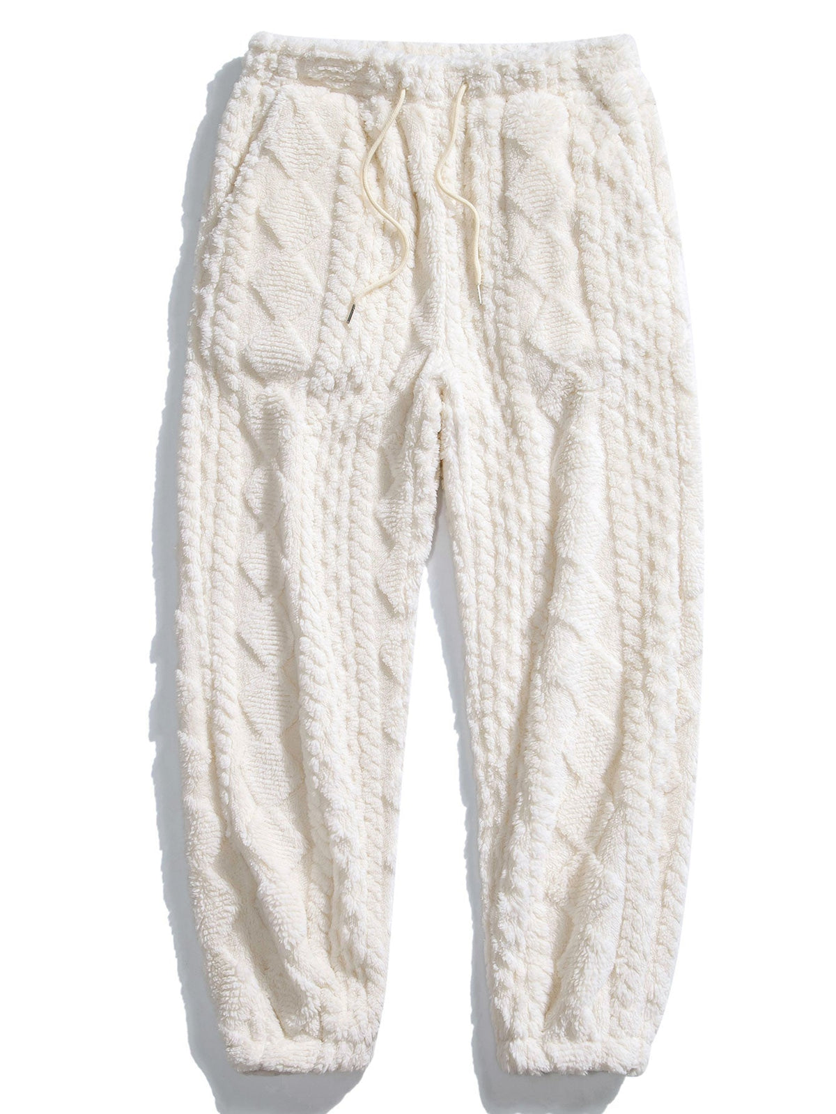 Men's Teddy Textured Relaxed Tracksuit
