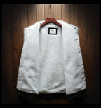Men's Denim Fur Lined Jacket