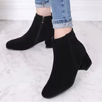 Women's Chelsea Block-Heel Ankle Boot