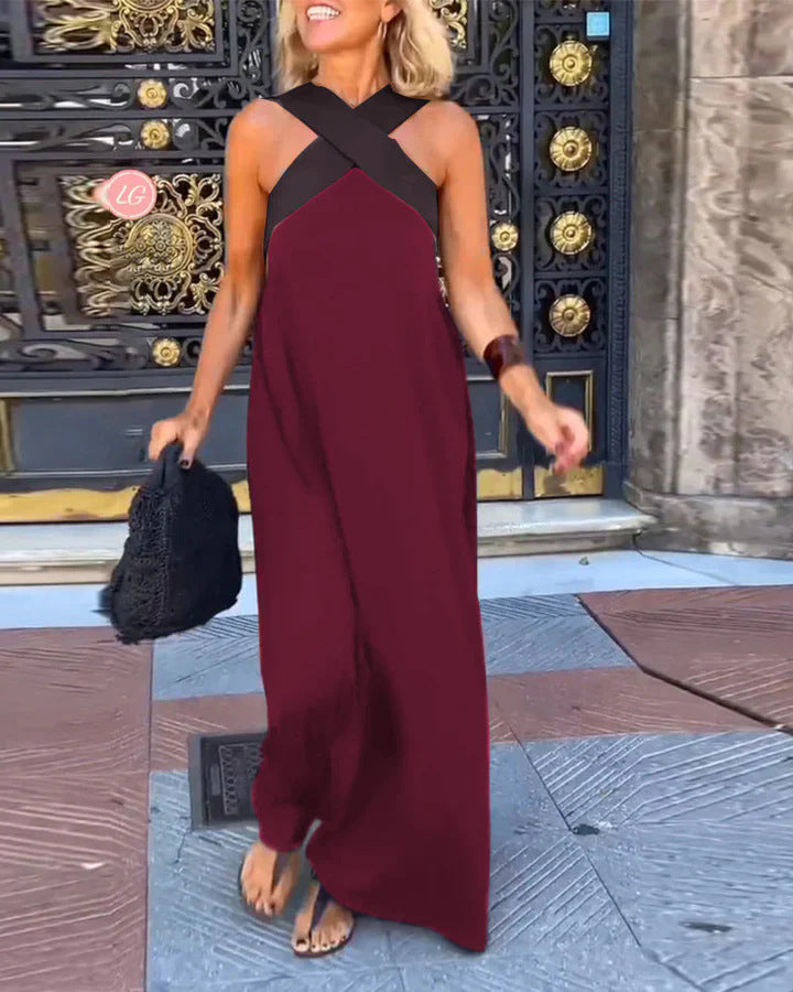 Women's Maxi Halter Dress