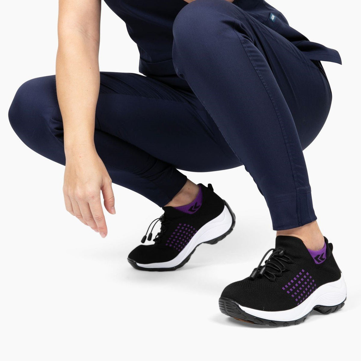 Women's Cushioned Knit Walking Shoes