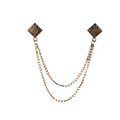 Men's Vintage Double Chain Brooch