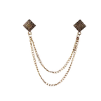 Men's Vintage Double Chain Brooch