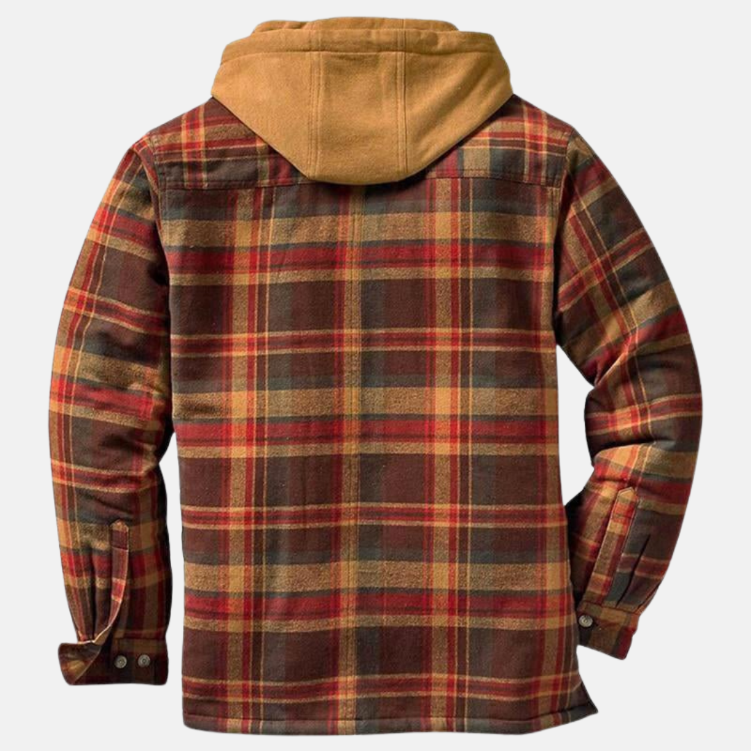 Men's Quilted Hooded Overshirt