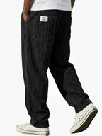 Men's Relaxed Drawstring Corduroy Trousers